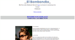 Desktop Screenshot of elbomboncito.net
