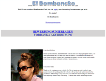 Tablet Screenshot of elbomboncito.net